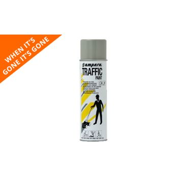 Ampere Line Marking Traffic Paint - Grey - 500ml Aerosol *CLEARANCE*