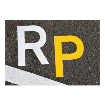 Centrecoat Thermoplastic Road Sign Letters